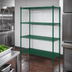 Thumbnail image #4 for Metro Super Erecta Metroseal 3 Green Epoxy-Coated Starter Wire Shelving Unit, 30W x 18D x 63H, 4-Shelf