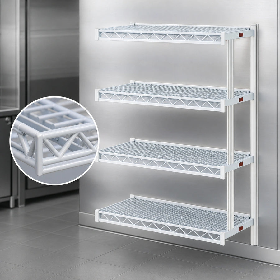 Patented QuadTruss Shelf Design