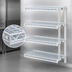 Thumbnail image #3 for EagleGard 4-Tier Add-On Wire Shelving Unit with QuadTruss Shelves, 48W x 24D x 74H, Hybrid Epoxy Finish