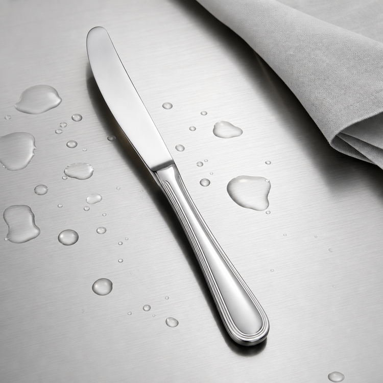 Product image #4 for Shangarila 9-1/4 Inch Extra Heavy Weight Table Knife, 18/8 Stainless Steel, Hollow Handle, Mirror Finish