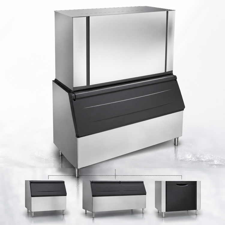 Product image #4 for Ice-O-Matic Elevation Series Modular Half Cube Ice Maker, 48-Inch Wide, Remote Cooled