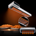 Thumbnail image #3 for Hatco Glo-Ray Lighted Dual Infra-Black Strip Heater, 54-Inch Wide, Aluminum, 6-Inch Spacer
