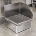Thumbnail image #3 for Eagle Group FF2119-SG-RS Flush Floor Mounted 304 Stainless Steel Mop Sink with Right End Splash, 19 x 21 x 10 Inch Bowl