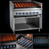 Thumbnail image #3 for Steakhouse IABF-72 72-Inch Gas Floor Model Charbroiler with Cast Iron Radiants