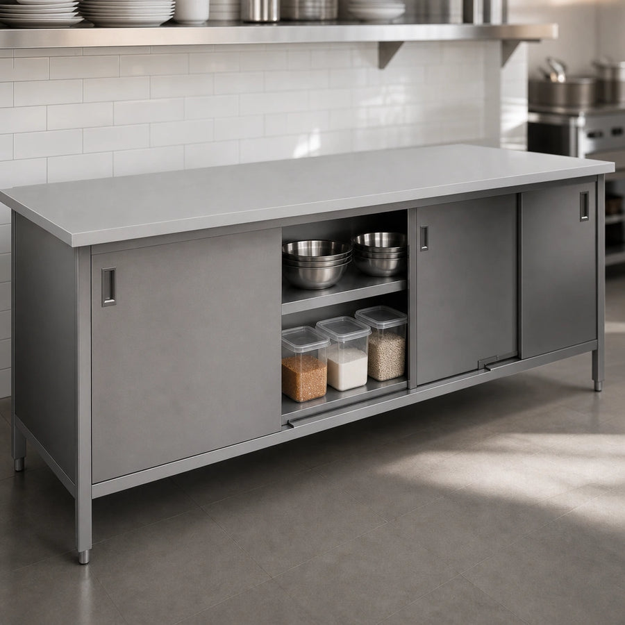Sliding Door Cabinet Base