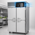 Thumbnail image #3 for Turbo Air PRO Series Two-Section Reach-In Refrigerator, 4 Solid Half Doors, 47.57 Cu. Ft.