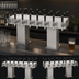 Thumbnail image #3 for Back-to-Back Bridge Tee Countertop Draft Beer Tower, Extra High, 16 Faucets, Glycol-Cooled