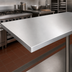 Thumbnail image #3 for John Boos 108-Inch x 27-Inch x 1-1/2-Inch Thick Stainless Steel Countertop, Flat No-Backsplash