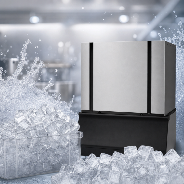 Product image #4 for Ice-O-Matic Elevation Series 48-Inch Water-Cooled Modular Half-Size Cube Ice Maker