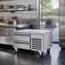 Thumbnail image #3 for Southbend Platinum 32-Inch Low-Height Remote Freezer Base with 2 Self-Closing Drawers