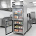 Thumbnail image #2 for Continental Refrigerator Designer Line One-Section Wide Reach-In Freezer with Half-Height Glass Doors