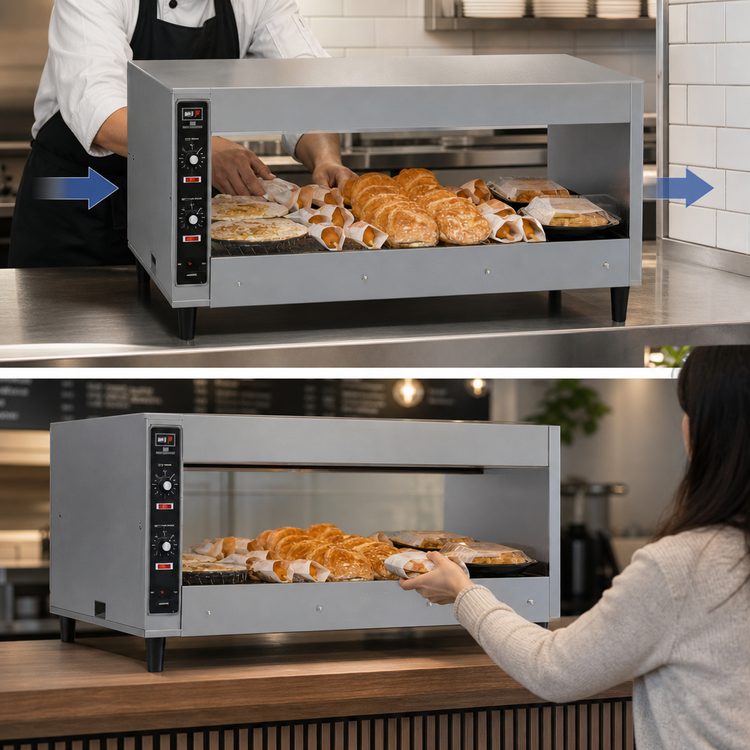 Product image #3 for BKI SM-39 39-Inch Countertop Pass-Through Sandwich Warmer