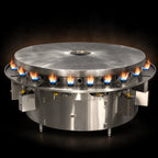 Thumbnail image #3 for Town Equipment MBR-60/C Gas Mongolian Barbecue Range, 60-Inch, Cast Iron Top, 10 Burners, Flat With Chute