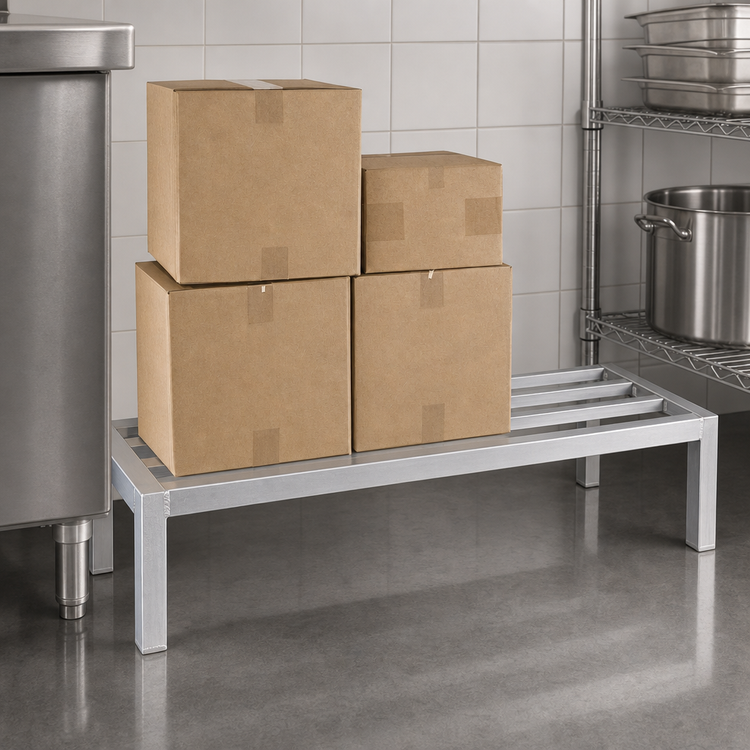 Product image #3 for New Age Heavy Duty Aluminum Dunnage Rack, 48 in. W x 18 in. D x 12 in. H