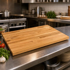 Thumbnail image #3 for John Boos Appalachian OKT-BL9625-V Red Oak Kitchen Countertop, Blended Edge Grain, Varnique Finish, 96 x 25 x 1-1/2 in, No Backsplash