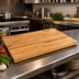 Thumbnail image #3 for John Boos Appalachian 96-Inch x 25-Inch Blended Edge Grain Red Oak Kitchen Countertop with Varnique Finish