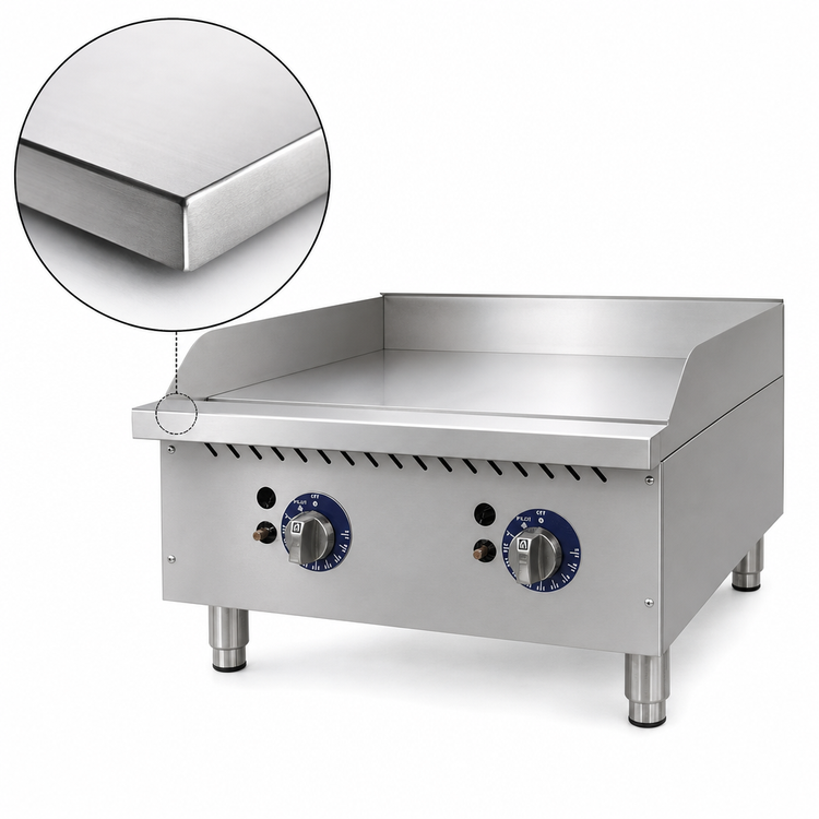 Product image #3 for Globe 24-Inch Countertop Gas Griddle, 60,000 BTU