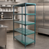 Thumbnail image #3 for QuadPlus 5-Tier Stationary Wire Shelving Starter Unit, 36W x 24D x 74H