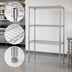Thumbnail image #3 for Quantum 72-Inch Wide x 21-Inch Deep x 86-Inch High Stationary Wire Shelving Starter Kit
