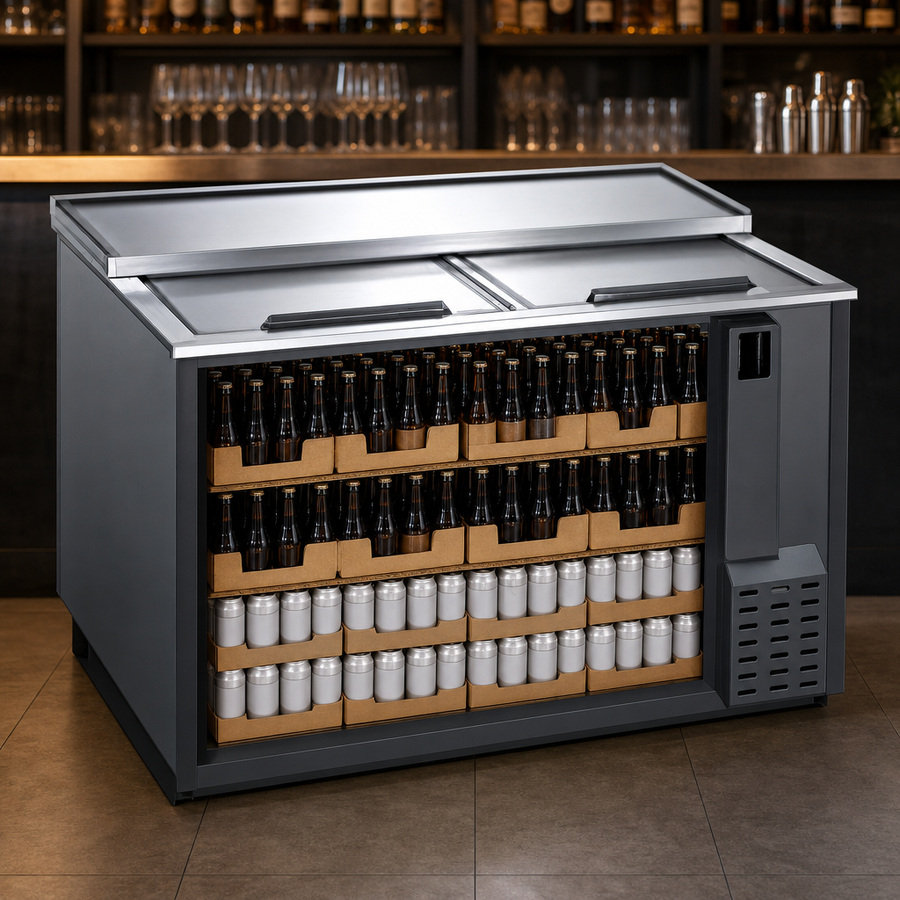 Spacious Beverage Storage