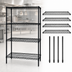 Thumbnail image #3 for Quantum Black Epoxy Wire Shelving Starter Kit with 4 Shelves and 4 Posts