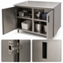Thumbnail image #3 for Advance Tabco Special Value Series 60-Inch x 30-Inch Enclosed Work Table with Cabinet Base, Mid-Shelf, Hinged Doors, and 16-Gauge 304 Stainless Steel Top