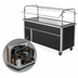 Thumbnail image #3 for Randell 2-Pan Mobile Modular Self-Contained Refrigerated Cold Food Table with Enclosed Base, 36 x 30 x 35.5 Inches