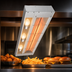 Thumbnail image #3 for Hatco Glo-Ray 18-Inch Lighted Infrared Strip Heater, Aluminum, 570 Watts