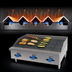 Thumbnail image #3 for Comstock-Castle Castle Series 72-Inch Countertop Gas Char-Broiler with Cast Iron Grates and Manual Controls