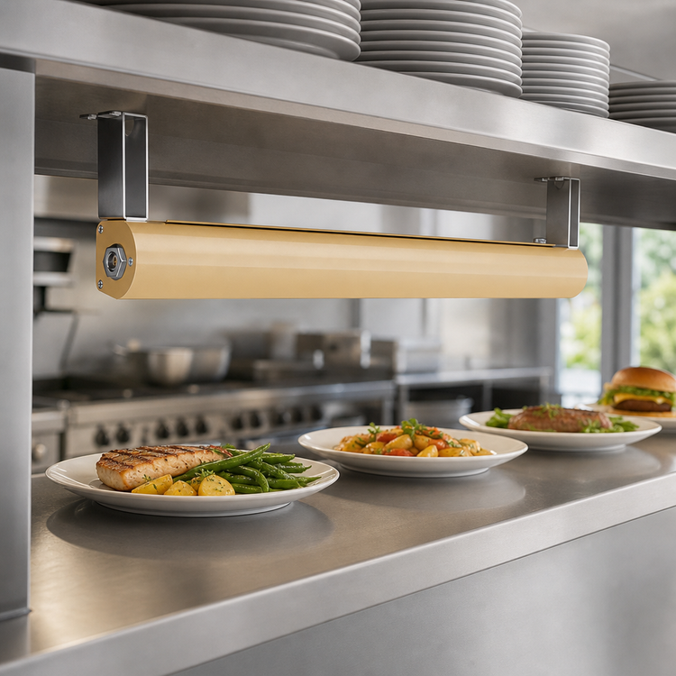 Product image #3 for Vollrath 54-Inch Low Profile Unlighted Strip Heat Lamp with Remote Toggle Switch