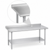 Thumbnail image #3 for Duke Standard 416 Series Stainless Steel Work Table with 1-1/8-Inch Straight Riser, 72 x 30 Inches