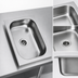 Thumbnail image #3 for Eagle Group One-Compartment Weld-In Sink with 16 x 19 x 13-1/2 Inch Bowl