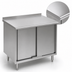 Thumbnail image #3 for Spec-Master Enclosed Work Table with Sliding Doors, 36 x 30 Inches, 14-Gauge Stainless Steel Top