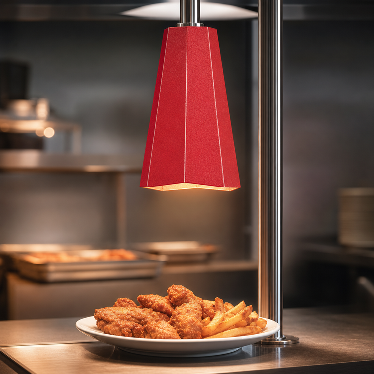 Product image #3 for Hatco DLL-1400 Decorative Luminaire Food Heat Lamp, Octagonal Shade, 100 Watt Max