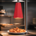 Thumbnail image #3 for Hatco DLL-1400 Decorative Luminaire Food Heat Lamp, Octagonal Shade, 100 Watt Max