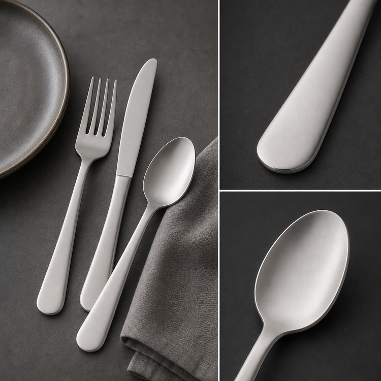 Product image #3 for Windsor #54 Medium Weight Teaspoon, 18/0 Stainless Steel, Vibro Finish