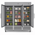Thumbnail image #3 for Kelvinator Commercial 81-Inch Three-Section Reach-In Refrigerator, Bottom-Mount Self-Contained, 72 Cu. Ft.