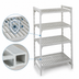 Thumbnail image #4 for Cambro Camshelving Premium 4-Shelf Vented Stationary Starter Unit, 21