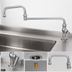 Thumbnail image #3 for T&S Brass Single Pantry Deck-Mount Faucet with 15-Inch Double-Joint Swing Nozzle