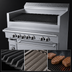 Thumbnail image #3 for Garland Cuisine 36-Inch Natural Gas Charbroiler Range with Convection Oven and Underfired Broiler