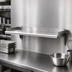 Thumbnail image #3 for Eagle Snap-n-Slide Wall-Mounted Shelf with V Marine Front Edge, 72-Inch W x 15-Inch D, 14/316 Stainless Steel