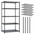 Thumbnail image #3 for Quantum Stationary Wire Shelving Starter Kit, 60