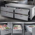 Thumbnail image #3 for Beverage-Air Four-Drawer Chef Base Freezer, 84-Inch Wide, Self-Contained