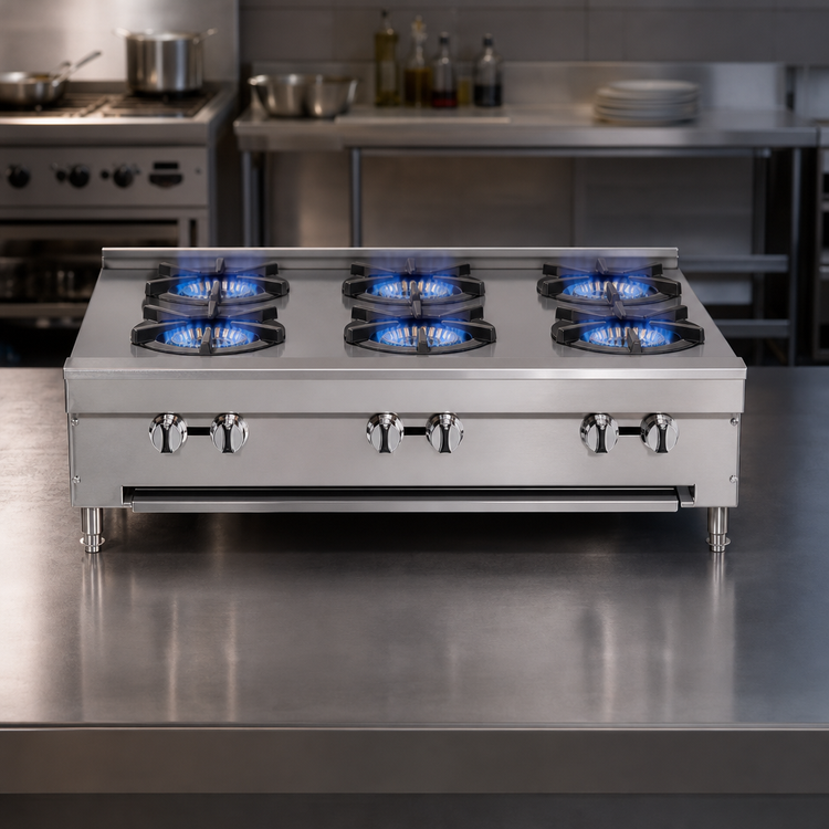 Product image #3 for Southbend HDO-36 36-Inch Gas Countertop Hot Plate with 6 Open Burners