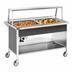 Thumbnail image #3 for Atlas Metal CAH-2 Two Pan Electric Mobile Hot Food Serving Counter
