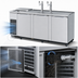 Thumbnail image #3 for Turbo Air Super Deluxe Club Top Direct Draw Beer Dispenser, 4 Half-Barrel Capacity, 3 Swing Doors, Stainless Steel