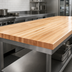 Thumbnail image #3 for Boos Block Northern Hard Rock Maple Kitchen Countertop, Blended Edge Grain, 108 x 25 x 1-1/2 Inch, Varnique Finish