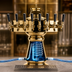 Thumbnail image #3 for Vienna Countertop Single-Column Glycol-Cooled Ceramic Draft Beer Tower with 8 Stainless Steel Faucets