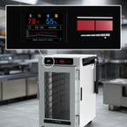 Thumbnail image #4 for Metro HotBlox™ HBCN8-DCPS-UC Narrow 8-Pan Pass-Thru Undercounter Holding Cabinet, Digital Touchscreen, Universal Pan