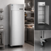 Thumbnail image #3 for Hoshizaki Steelheart HC1A-FS Upright Reach-In Heated Holding Cabinet, 1 Section, Full Stainless Steel Doors, 3-Shelf Capacity